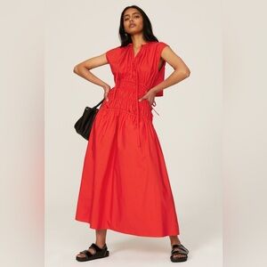 Proenza Schouler White Label - Drawstring midi dress